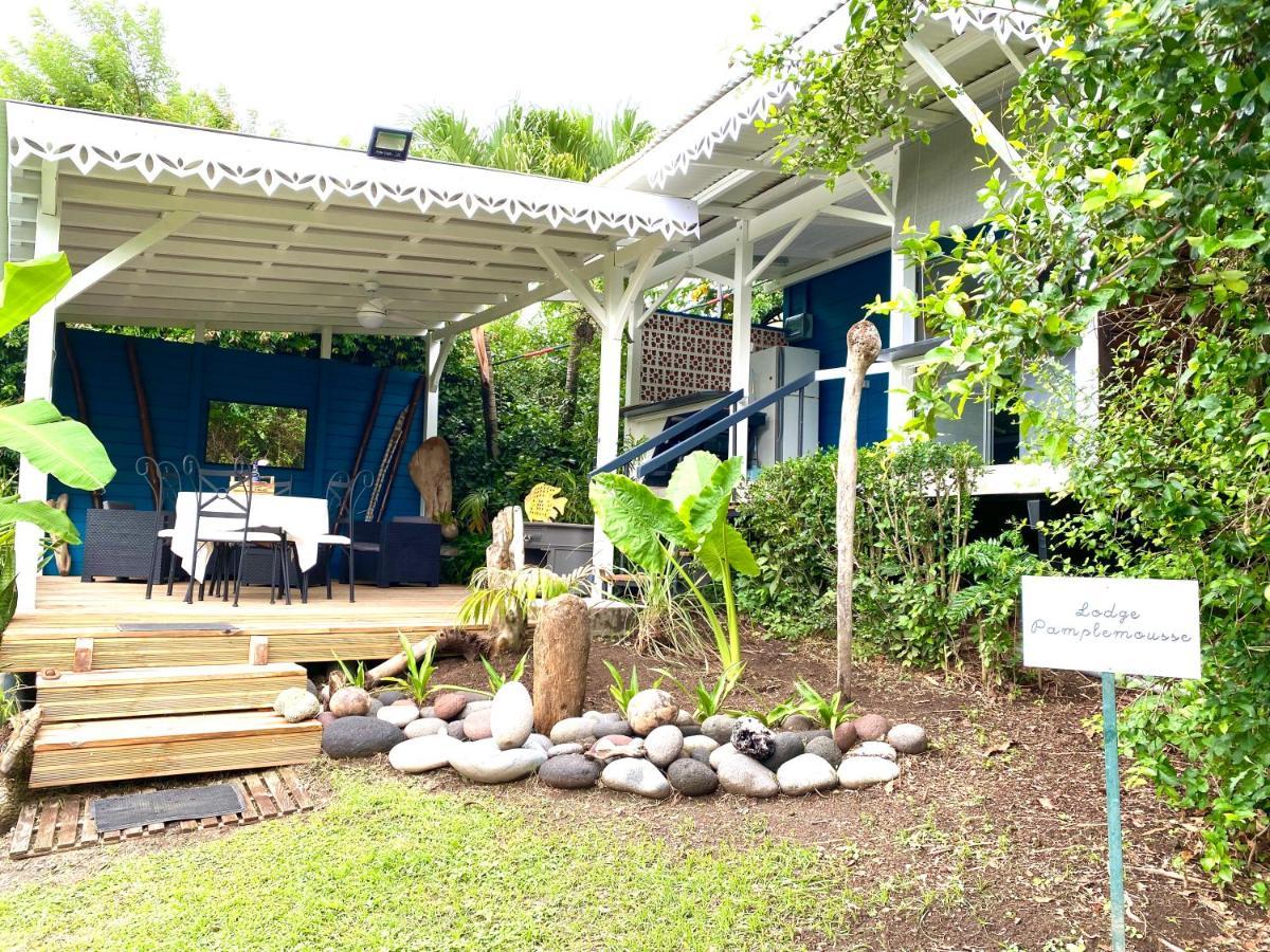 Lodge Pamplemousse Avec Piscine Privative , Dans Parc Calme A 500 M Plage Le Carbet Eksteriør billede